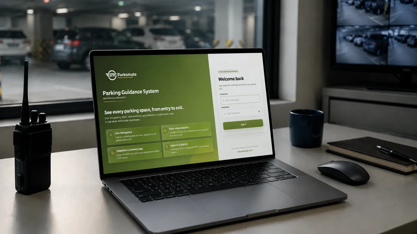 Parking Guidance Systems — Parkomate