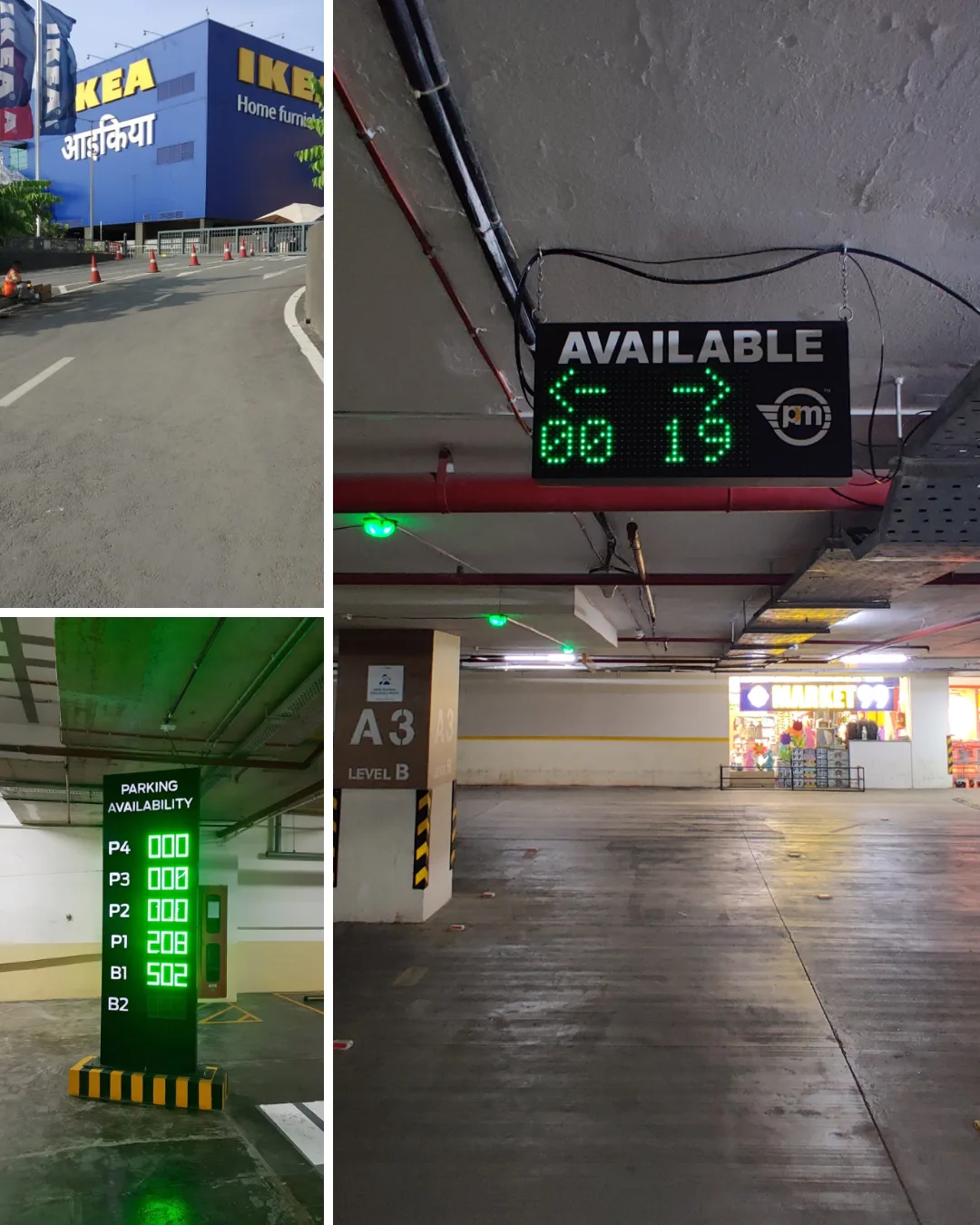 Sample parking installation photo