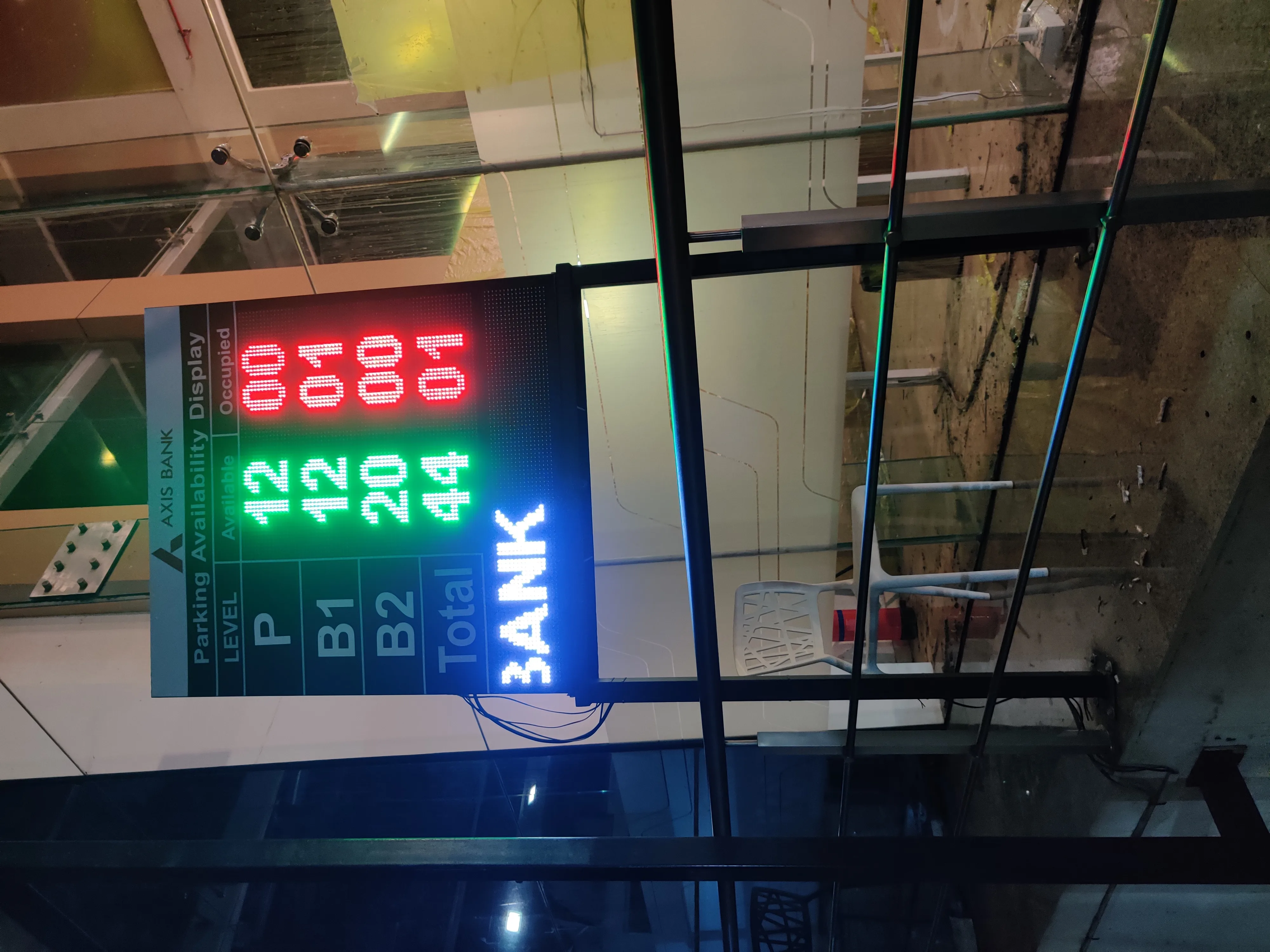 Sample parking installation photo